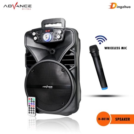 Advance Speaker Portable H801N Wireless Black